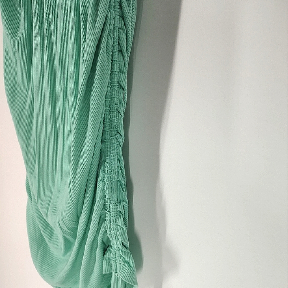 Betsey Johnson Short Sleeve Maxi Mint Dress - Picture 5 of 9
